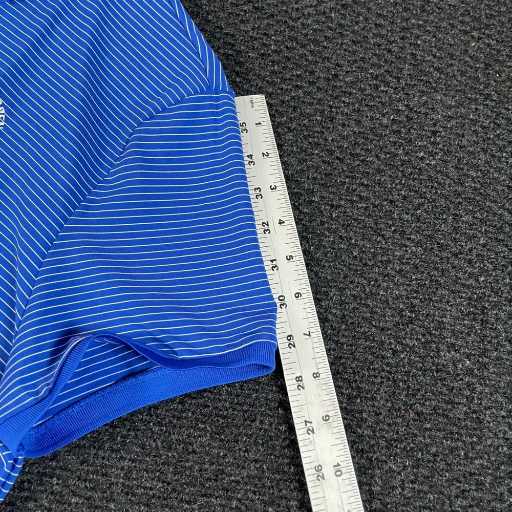 RLX Ralph Lauren‎ 2017 U.S. Open Erin Hills Blue White Striped Polo Shirt Men XL